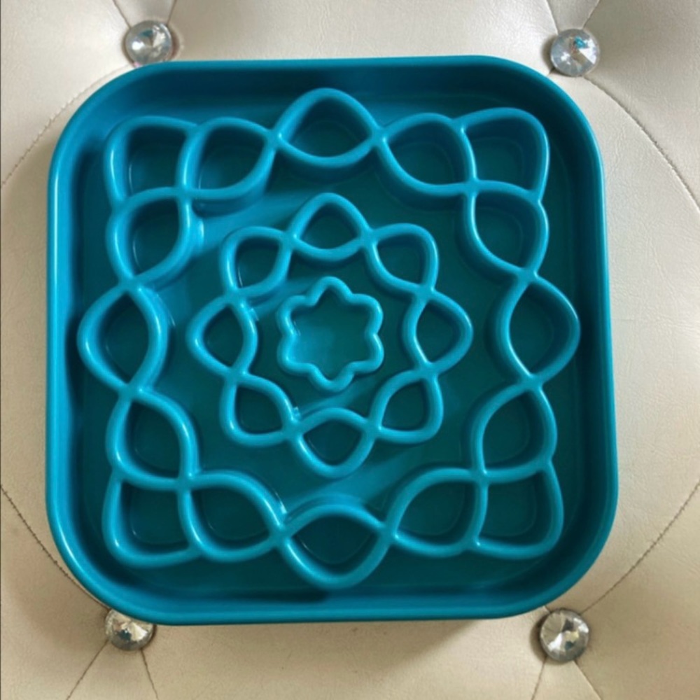 Blue Silicone Pet Lick Mat